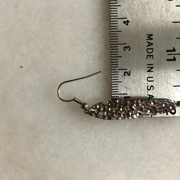 Silver Dangle Earrings - Picture 4 of 5